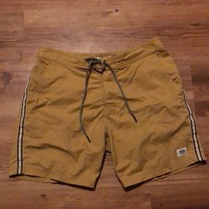 Mustard Ochre Yellow Katin Boardshorts